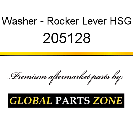 Washer - Rocker Lever HSG 205128