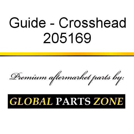 Guide - Crosshead 205169