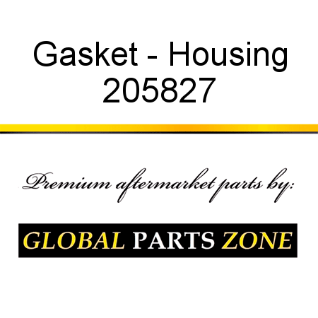 Gasket - Housing 205827