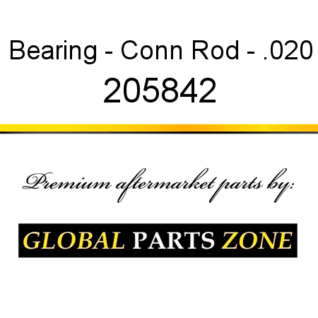Bearing - Conn Rod - .020 205842