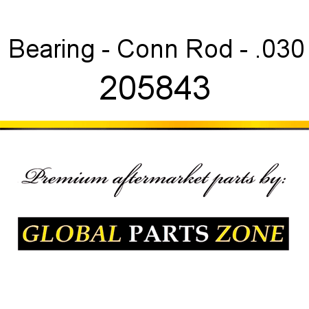 Bearing - Conn Rod - .030 205843