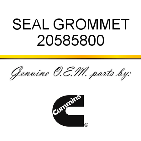 SEAL, GROMMET 20585800