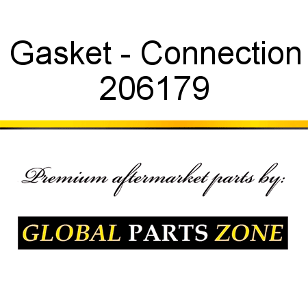Gasket - Connection 206179