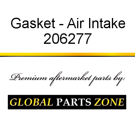 Gasket - Air Intake 206277