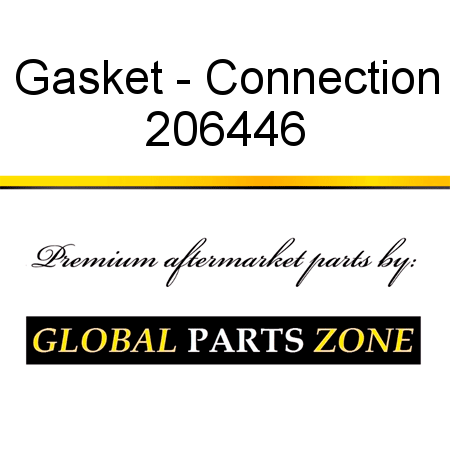 Gasket - Connection 206446
