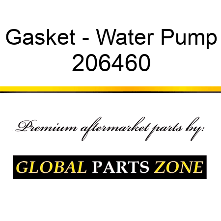Gasket - Water Pump 206460