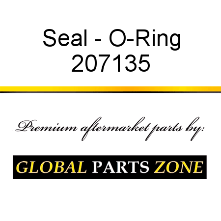Seal - O-Ring 207135