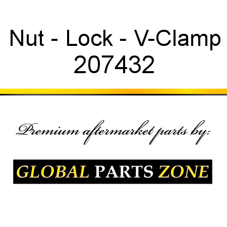Nut - Lock - V-Clamp 207432