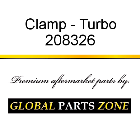 Clamp - Turbo 208326