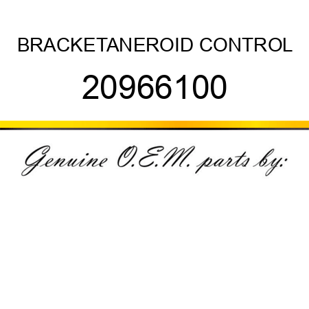 BRACKET,ANEROID CONTROL 20966100