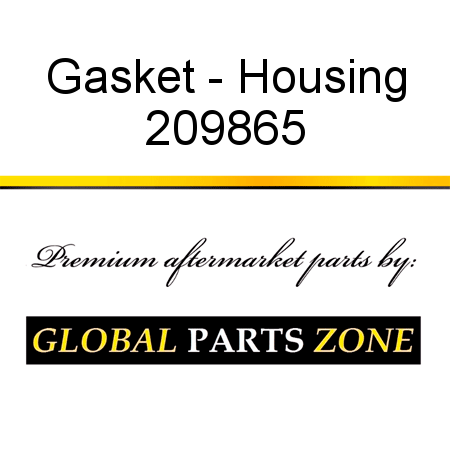 Gasket - Housing 209865