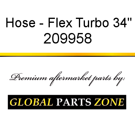 Hose - Flex Turbo 34