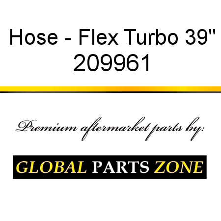 Hose - Flex Turbo 39