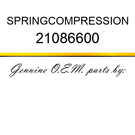 SPRING,COMPRESSION 21086600