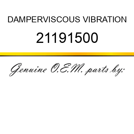 DAMPER,VISCOUS VIBRATION 21191500