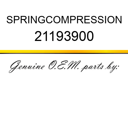 SPRING,COMPRESSION 21193900
