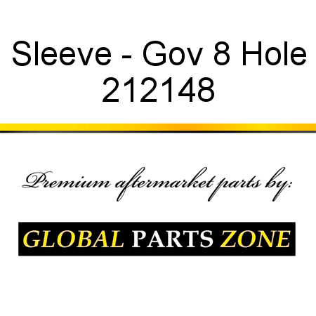 Sleeve - Gov 8 Hole 212148