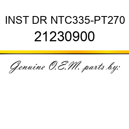 INST DR NTC335-PT270 21230900