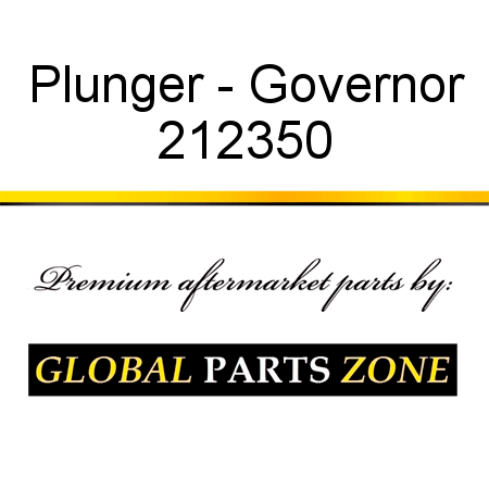 Plunger - Governor 212350