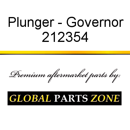 Plunger - Governor 212354
