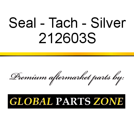 Seal - Tach - Silver 212603S