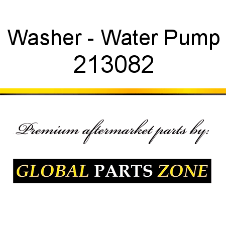 Washer - Water Pump 213082