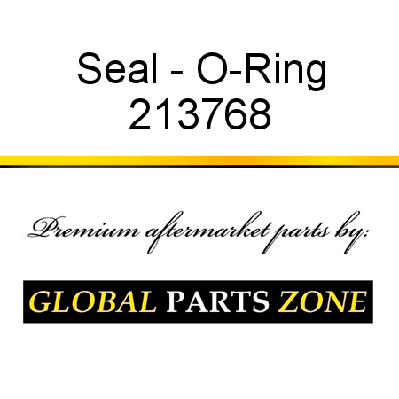 Seal - O-Ring 213768