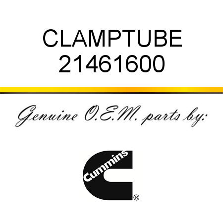 CLAMP,TUBE 21461600