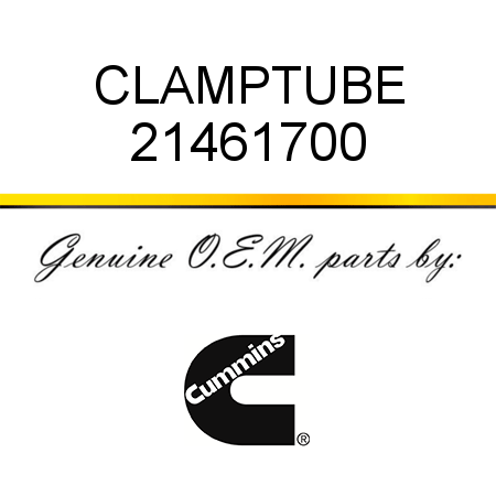 CLAMP,TUBE 21461700