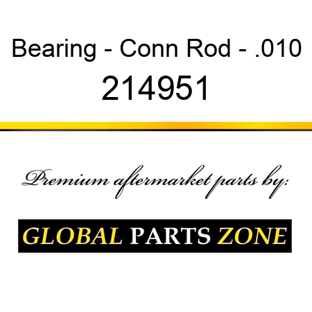 Bearing - Conn Rod - .010 214951