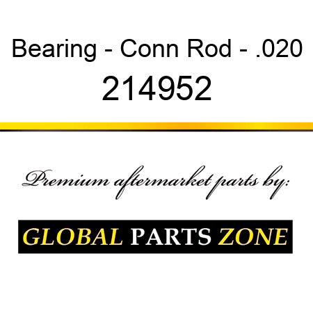 Bearing - Conn Rod - .020 214952