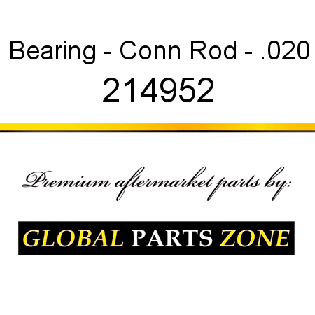 Bearing - Conn Rod - .020 214952