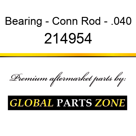Bearing - Conn Rod - .040 214954