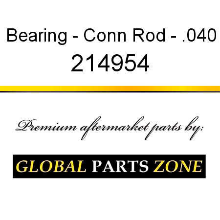 Bearing - Conn Rod - .040 214954
