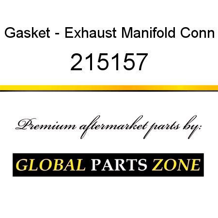 Gasket - Exhaust Manifold Conn 215157