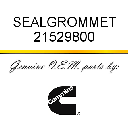 SEAL,GROMMET 21529800