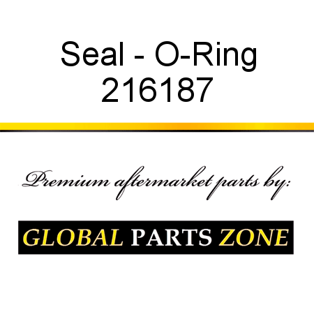 Seal - O-Ring 216187