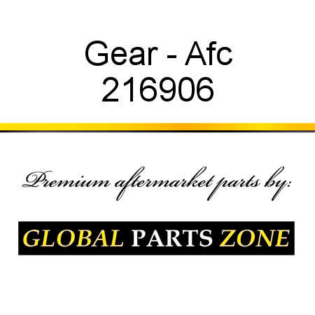 Gear - Afc 216906