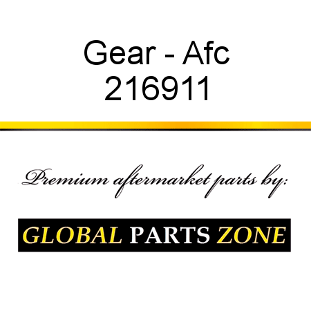 Gear - Afc 216911