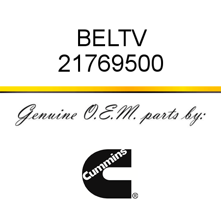 BELT,V 21769500