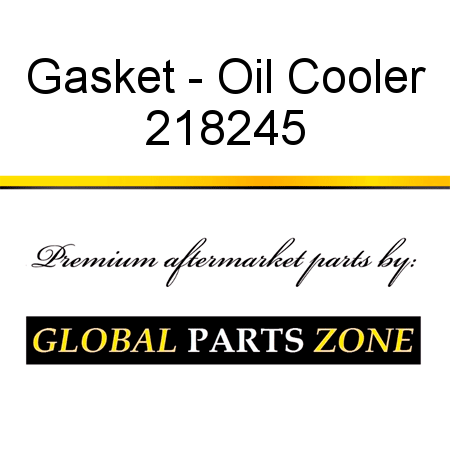 Gasket - Oil Cooler 218245