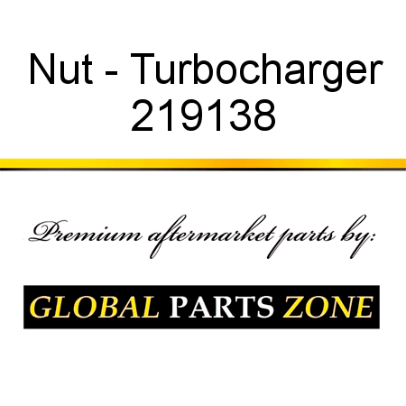 Nut - Turbocharger 219138