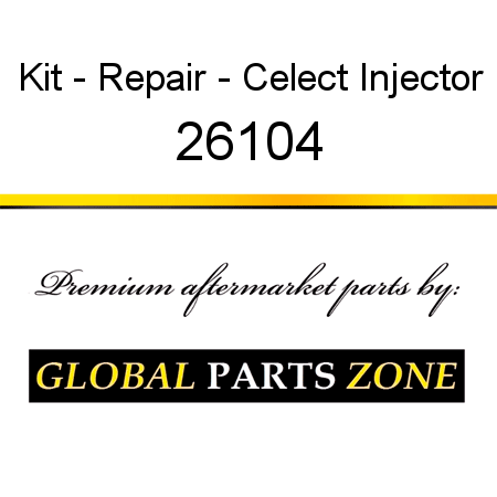 Kit - Repair - Celect Injector 26104