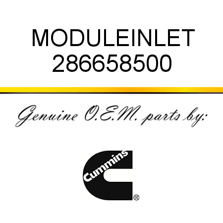 MODULE,INLET 286658500