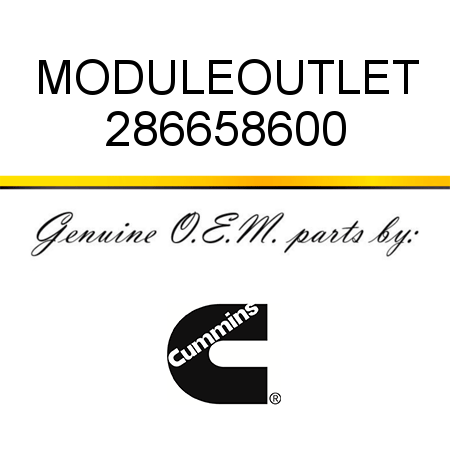 MODULE,OUTLET 286658600