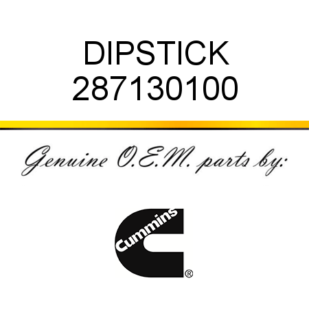DIPSTICK 287130100