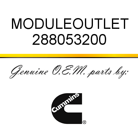 MODULE,OUTLET 288053200