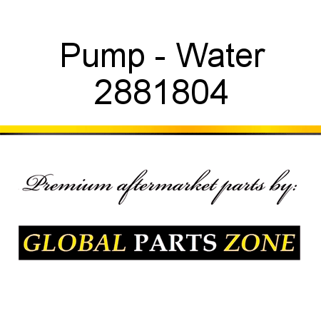 Pump - Water 2881804