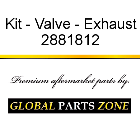 Kit - Valve - Exhaust 2881812