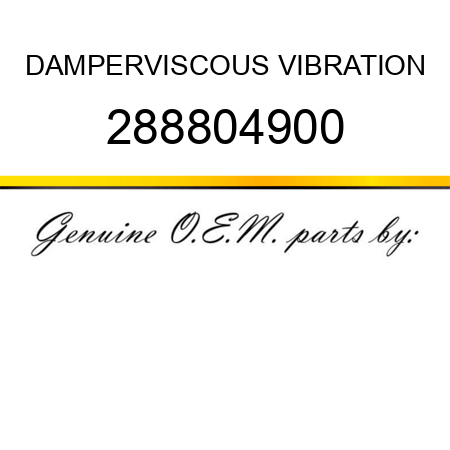 DAMPER,VISCOUS VIBRATION 288804900